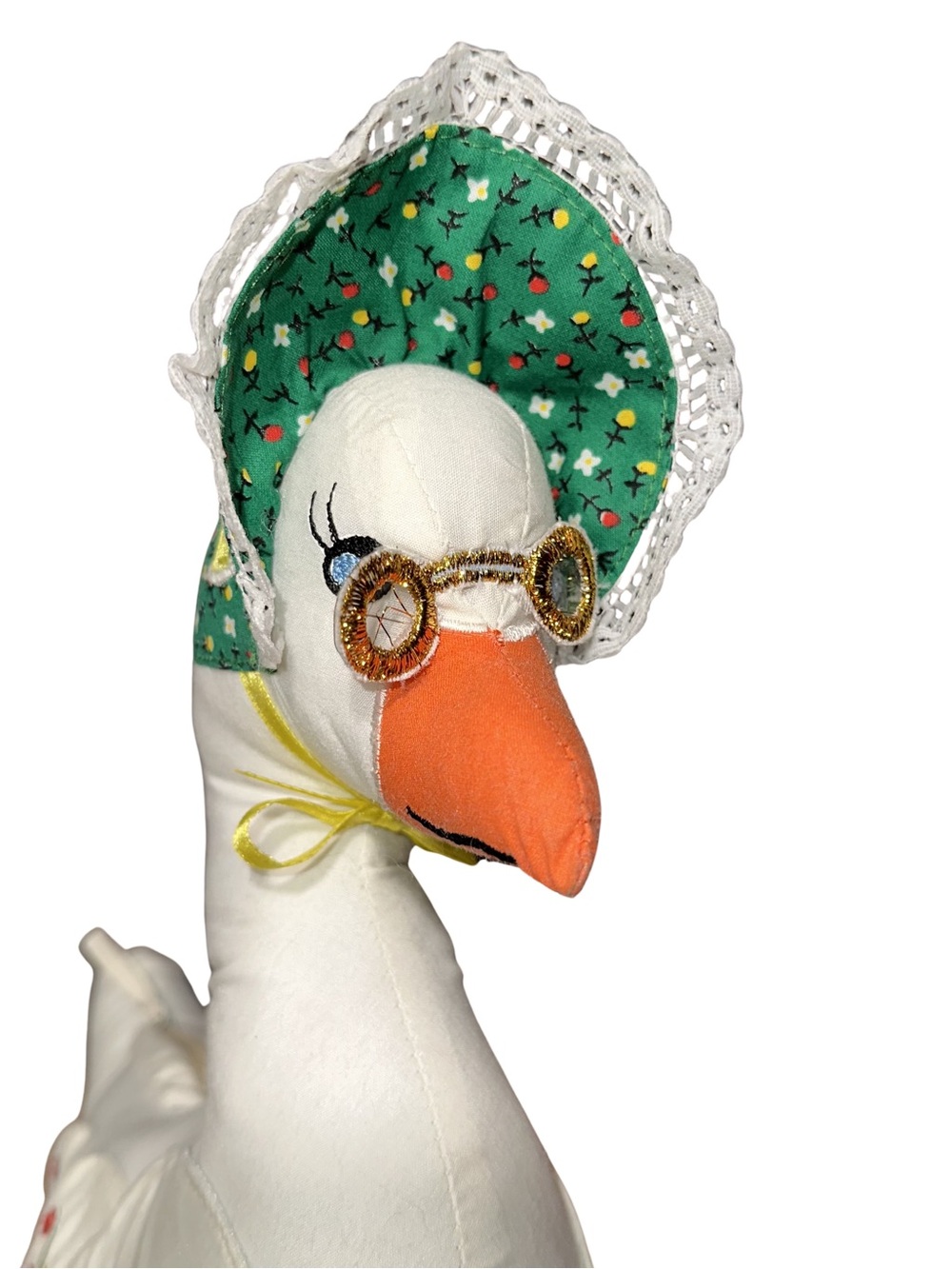 Vintage 2005 Pockets of Learning Goose Plush Cottage Core Decor Nursery - Picture 3 of 7